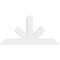 Ekena Millwork Saratoga Architectural Grade PVC Gable Bracket, 60"W x 30"H x 2"D x 6"F, 12/12 Pitch GBP060X30X0206SAR00 - alternate 5